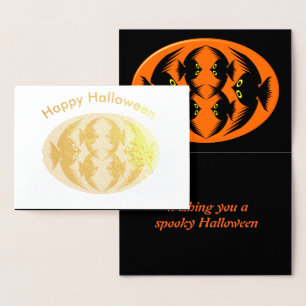 Halloween-Kråkor-kort Folierat Kort