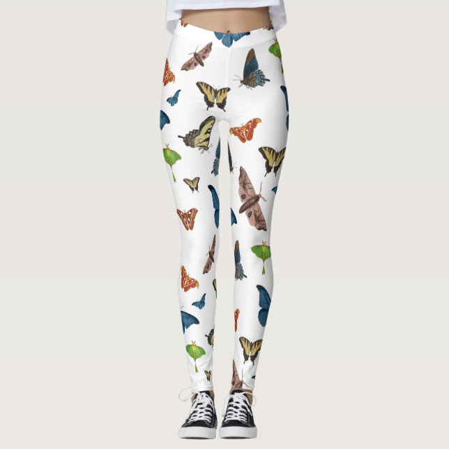 halloween kräppig månutskrift leggings (Framsida)