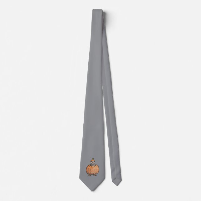 Halloween Krawatte mit Taube Slips (Framsida)