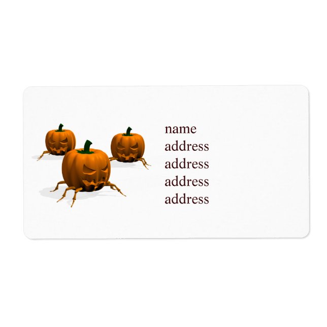 Halloween Kryp Fraktsedel (Framsidan)
