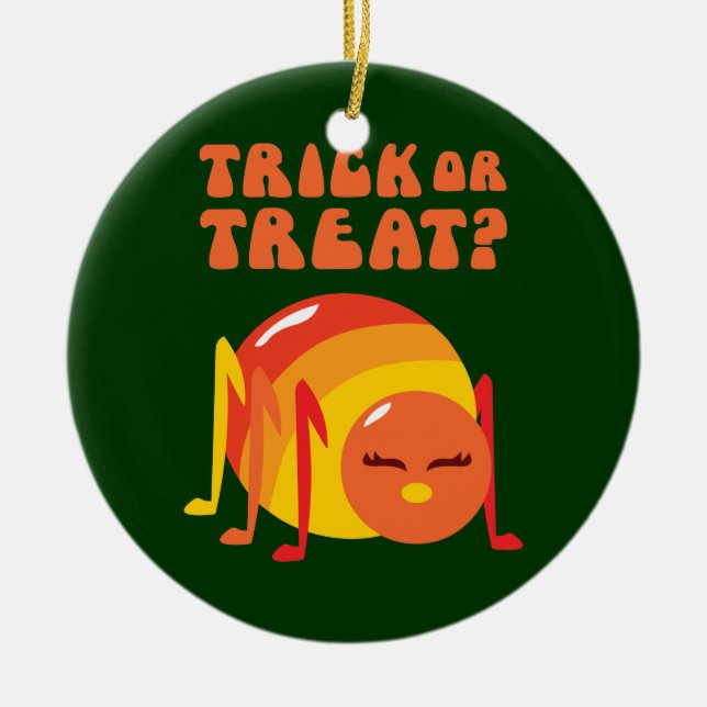 Halloween Kryp Julgransprydnad Keramik (Framsidan)