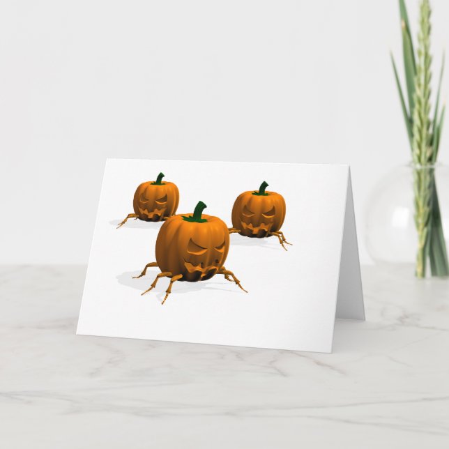 Halloween Kryp Kort (Framsida)