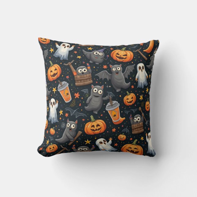 Halloween-kudde Kudde (Framsida)