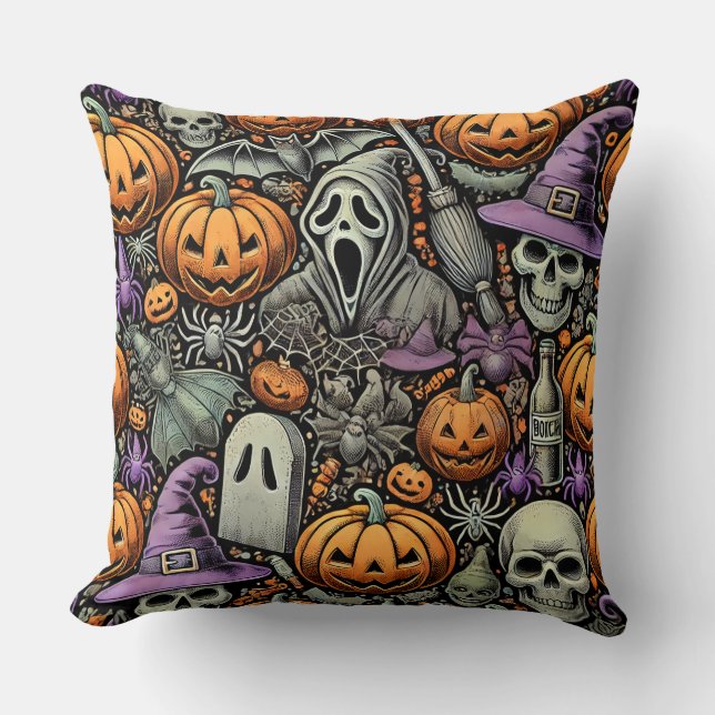 Halloween-kudde Kudde (Framsida)