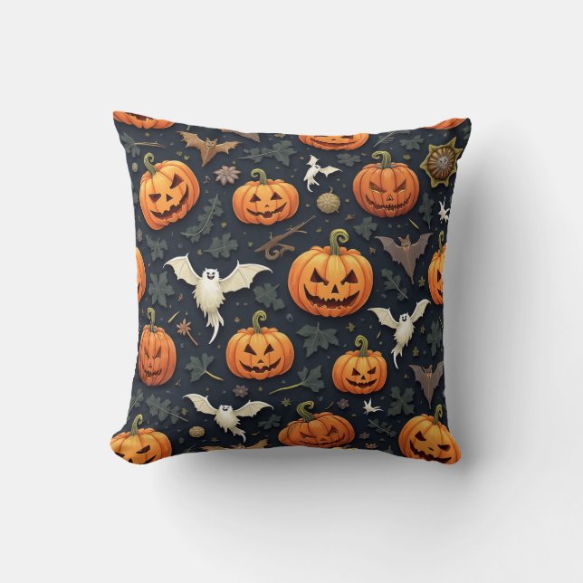 Halloween-kudden Cushion Kudde (Framsida)