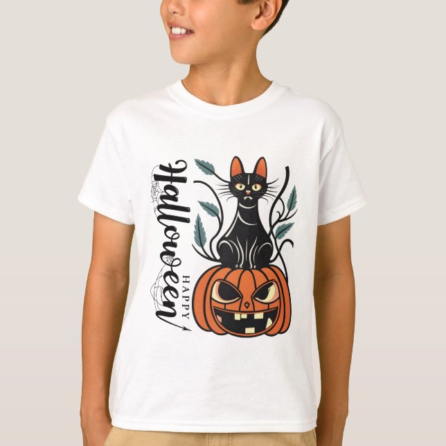 Halloween Kul T Shirt (Framsida)