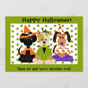 Halloween kundtack tack kort