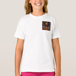 Halloween Kung Sugar Skull, Jack O' Lantern T Shirt