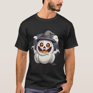 Halloween Kürbis Geist T Shirt