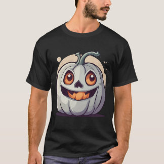 Halloween Kürbis Geist T Shirt
