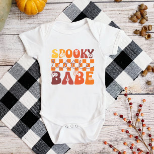 Halloween Kuslig lilla unge Retro Groovy Rolig T Shirt