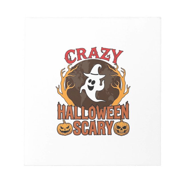 Halloween Kuslig Pumpa Retro Graverad Textur_1 Anteckningsblock (Framsida)