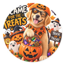 Halloween Kuslig Säsong Klistermärke – Söt Hallowe