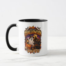Halloween Kuslig Säsong Mugg Bus eller Busskaffe
