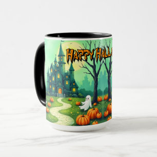 Halloween Kuslig Söt Modern Samling Mugg