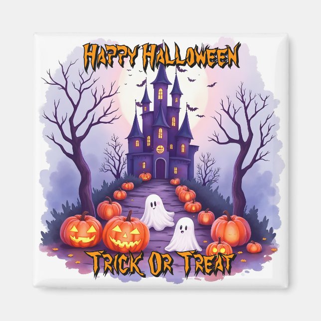 Halloween Kuslig Söt Populär Kollektion Magnet (Framsidan)