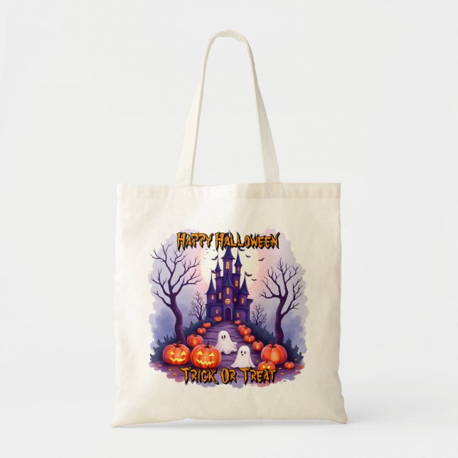 Halloween Kuslig Söt Populär Kollektion Tygkasse (Framsidan)