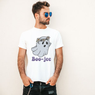 Halloween Kuslig Spök Boo Jee Boo T Shirt