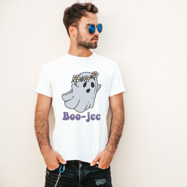 Halloween Kuslig Spök Boo Jee Boo  T Shirt (Skapare uppladdad)