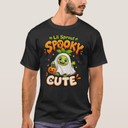 Halloween Kuslig Spökdesign T Shirt