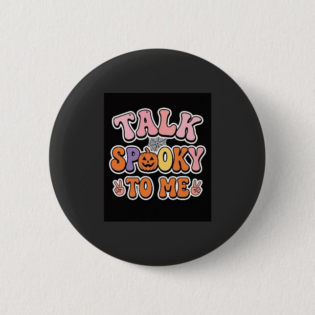 Halloween Kuslig Tal Kuslig För Mig Design_1 Knapp (Framsida)