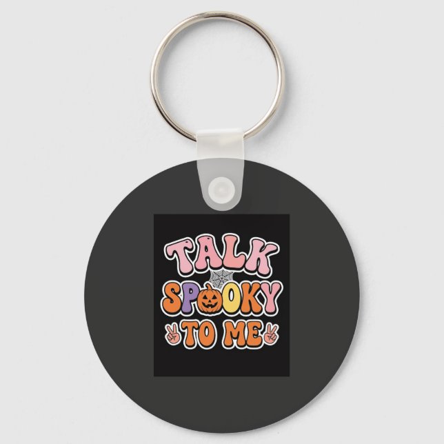 Halloween Kuslig Tal Kuslig För Mig Design_1 Nyckelring (Framsida)