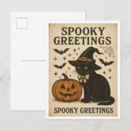 Halloween Kusliga Hälsningar Vykort