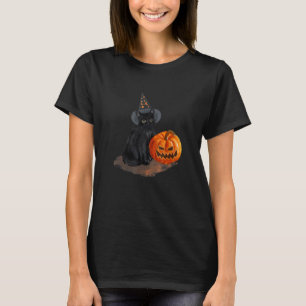 Halloween Kusliga Katter Pumpa Spöke Halloween Skr T Shirt