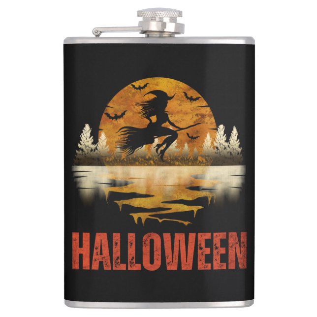HALLoween KVÄLL HÄXA Fickplunta (Framsidan)