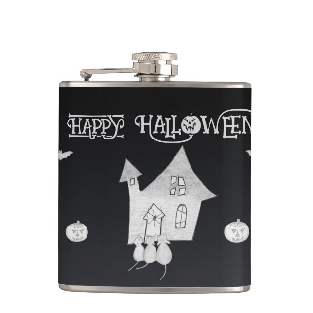 Halloween kväll med Haunted House, Fladdermus, Pum Fickplunta (Framsidan)