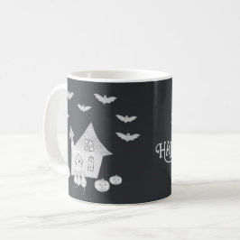 Halloween kväll med Haunted House, Fladdermus, Pum Kaffemugg
