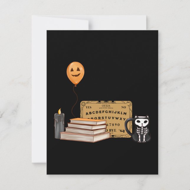 Halloween Kväll-talesman och Scary-oktober (Framsida)