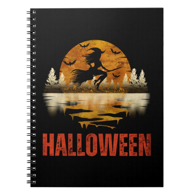 HALLoween KVINNA Anteckningsbok (Framsidan)