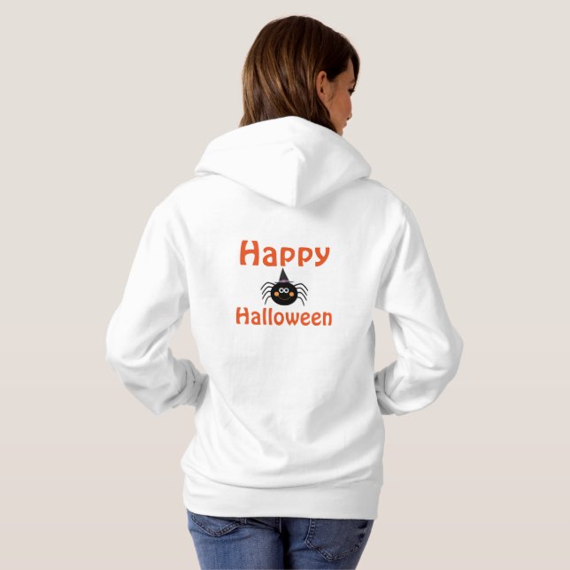 Halloween Kvinnors hovade sötskjorta/spider Tee (Hel baksida)