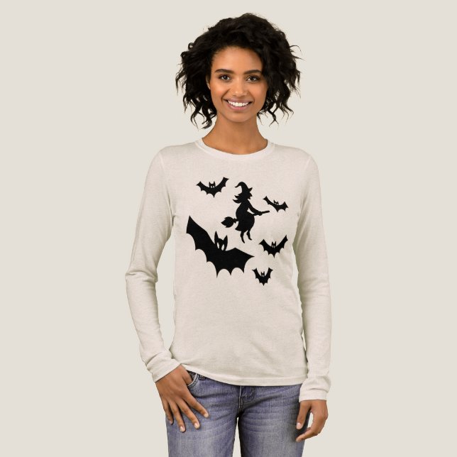 Halloween Kvinnors T-Shirt (Hel framsida)