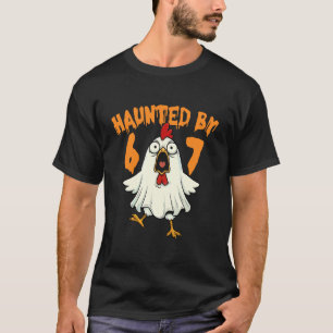 Halloween Kyckling Boo Spöke Sex Sju Meme Hemsökt T Shirt