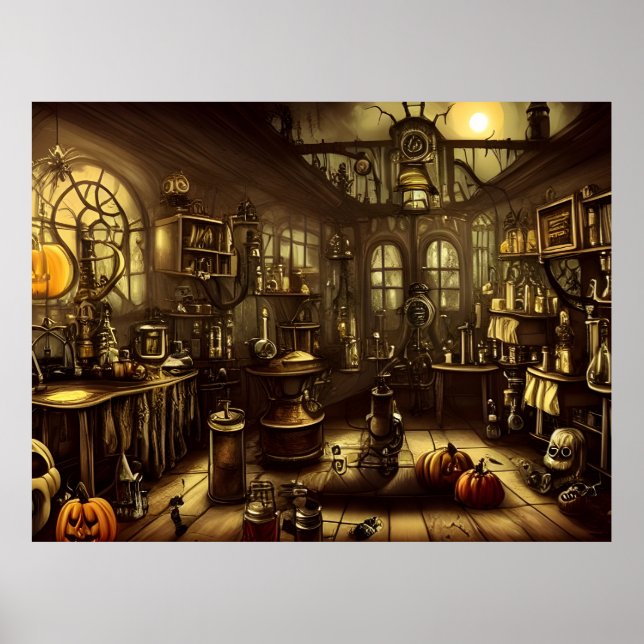 Halloween Lab Poster (Framsidan)