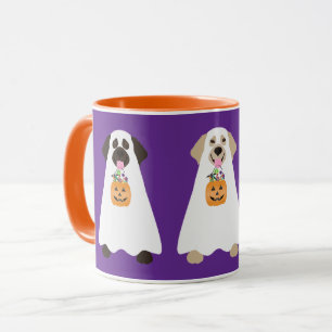 Halloween Labrador Retriever Ghost Hundar Mugg