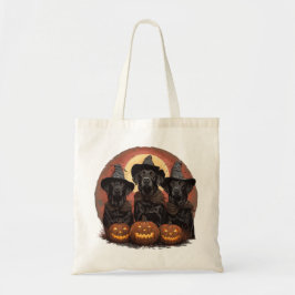 Halloween Labrador Retriever Hundar Witch Hats Tygkasse