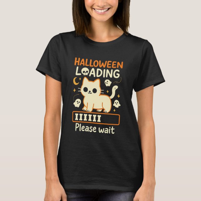Halloween-laddning T Shirt (Framsida)