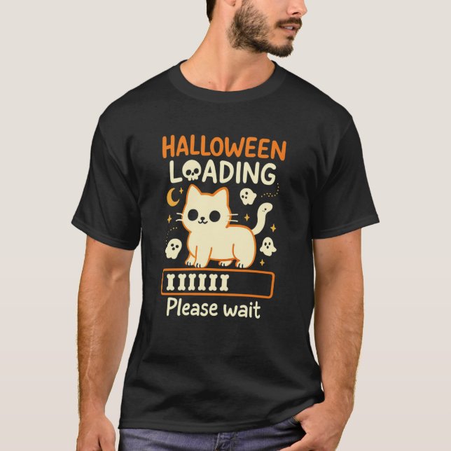 Halloween-laddning T Shirt (Framsida)