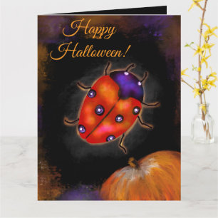 Halloween Ladybug Kort