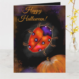 Halloween Ladybug Kort