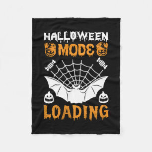 Halloween-läge laddar födelsedagen fleecefilt
