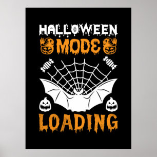 Halloween-läge laddar födelsedagen poster