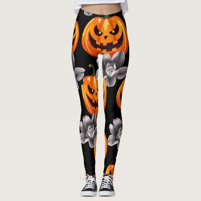 Halloween-läktarläder Leggings (Framsida)