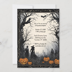 Halloween Land Inbjudningar
