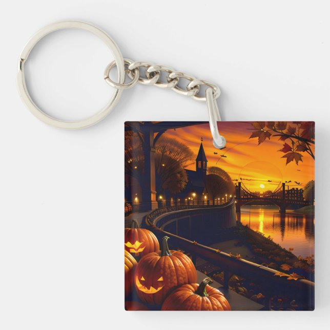 Halloween-landskap Två (Framsidan)
