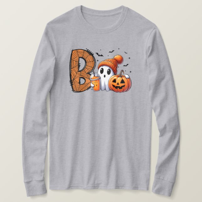 Halloween Långärmad T-Shirt (Design framsida)