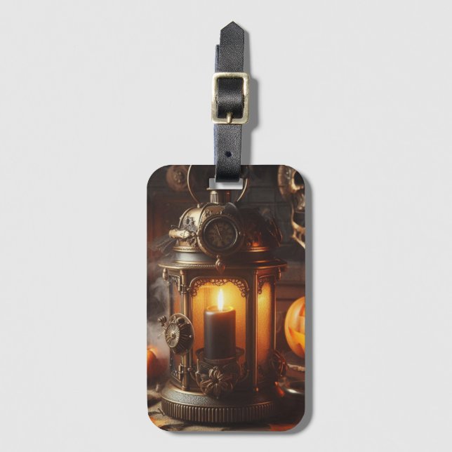 Halloween Lantern Luggage Tag Bagagebricka (Framsida vertikal)